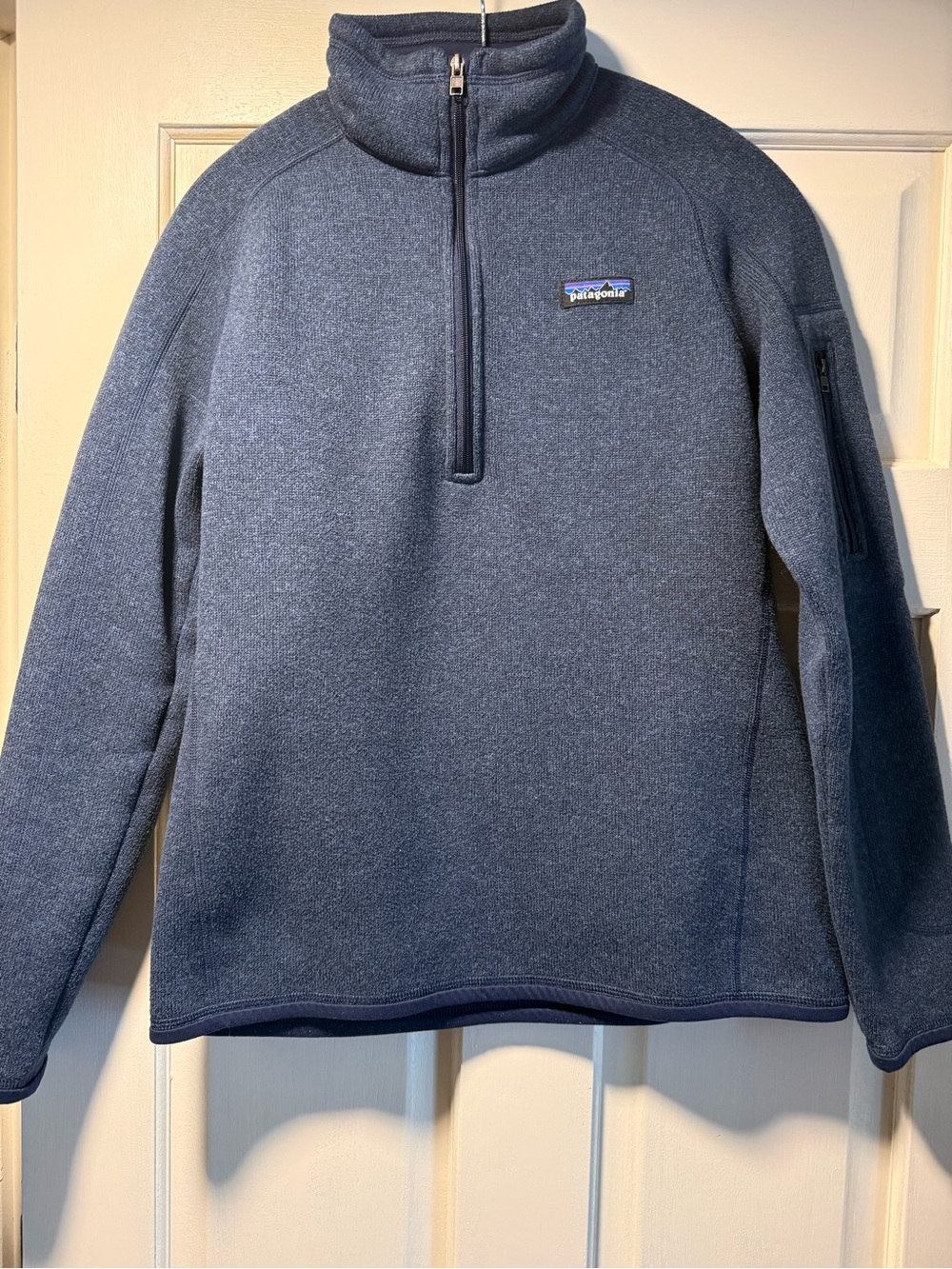 Patagonia Better Sweater 1/4 Zip Women’s Medium Blue Fleece Pullover